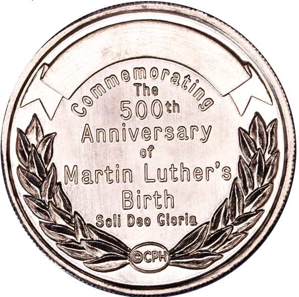 1983 Martin Luther's Birthday 500th Anniversary Commemorative Medal 